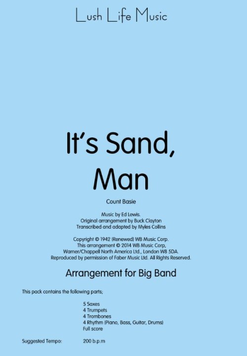 IT'S SAND, MAN (Basie)